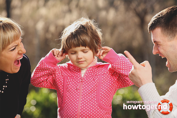 How does a child perceive a scream