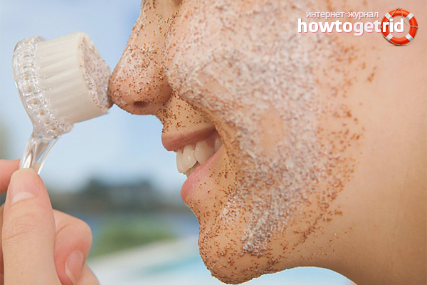 Homemade scrubs for oily skin