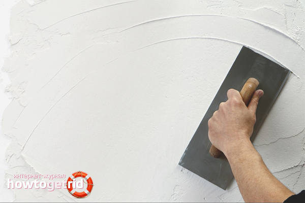 How to prepare a concrete wall for applying liquid wallpaper