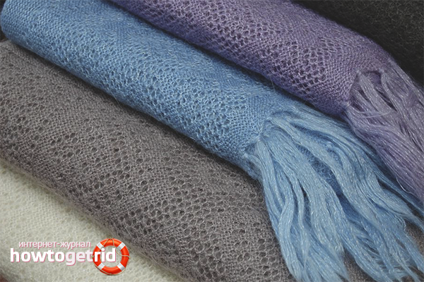 How to wash a down scarf