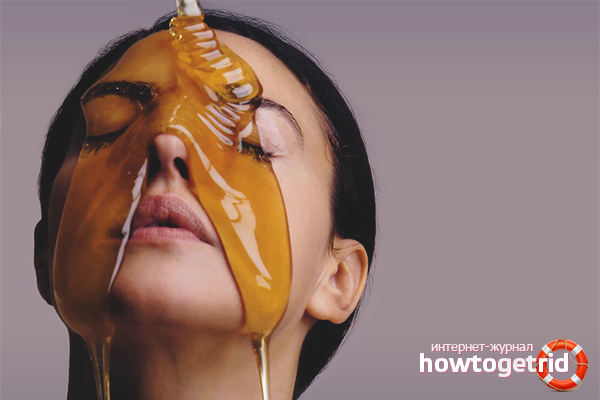 Honey face mask