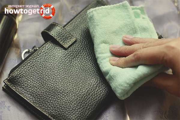 How to clean a leather bag