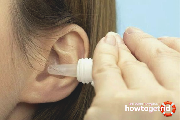 How to instill drops in ears