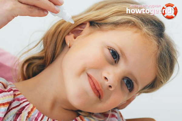 How to drip drops in the ear