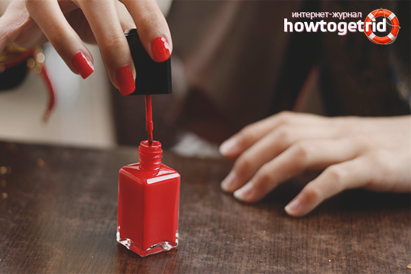 Comment ouvrir le vernis à ongles séché