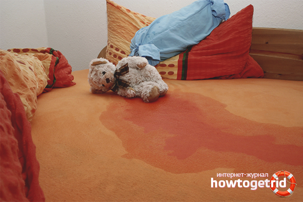 How to wean a child to write at night in bed