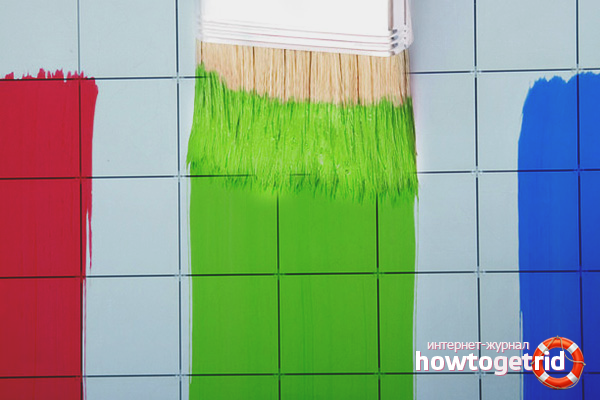 How to paint a tile