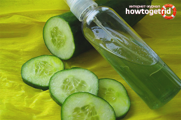 Technologie zur Herstellung von Gurkenlotion