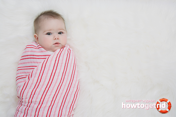 How to wean a baby from swaddling