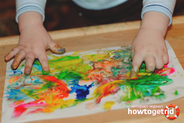How to draw with finger paints