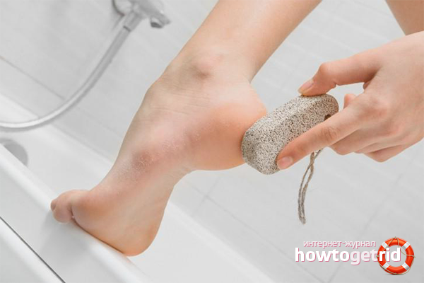 Rules for using pumice for feet