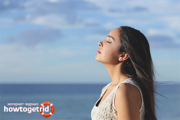 Breathing to reduce pressure