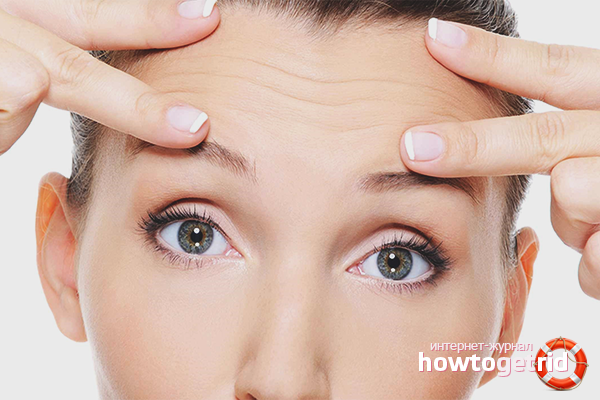 How to remove wrinkles between eyebrows