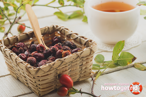 What to store dried rosehips