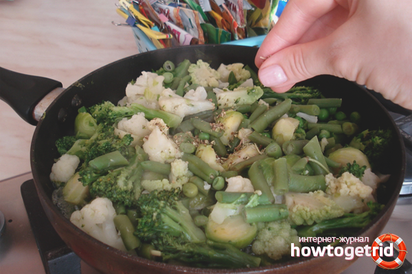 Sauteed Frozen Vegetables