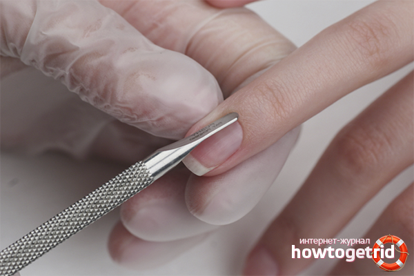 Cuticle Pusher Technique