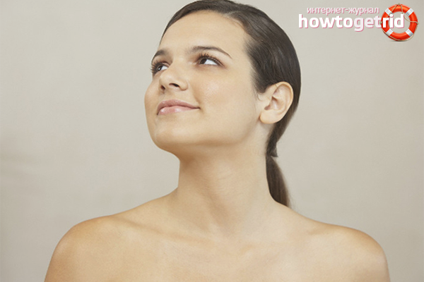 How to remove creases on the neck