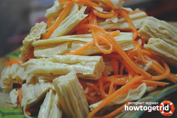 Asparagus with sesame seeds