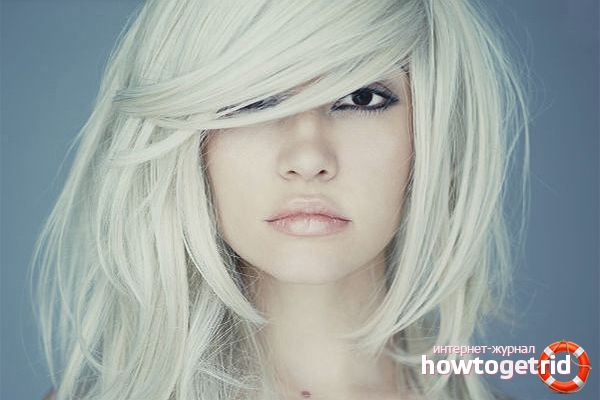 How to dye your hair white