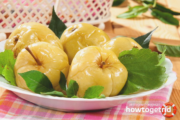 How to make soaked apples