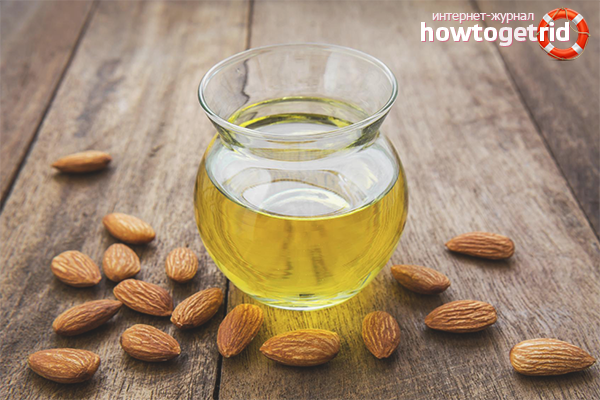 Almond oil for smooth hair