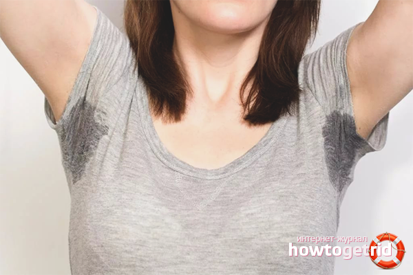 Armpits sweating very badly