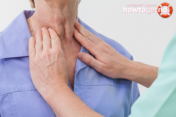 Signs of thyroid disease in women