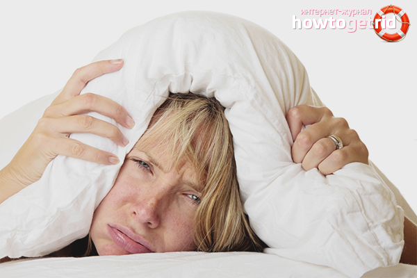 Chronic lack of sleep