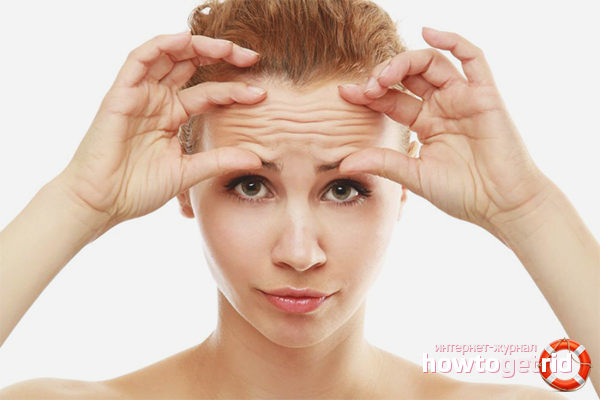 How to get rid of forehead wrinkles