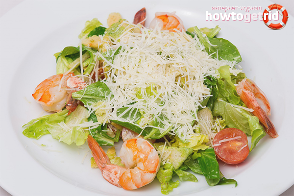 Shrimp Caesar Salad