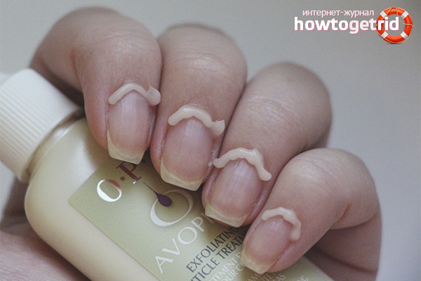 How to use cuticle remover gel