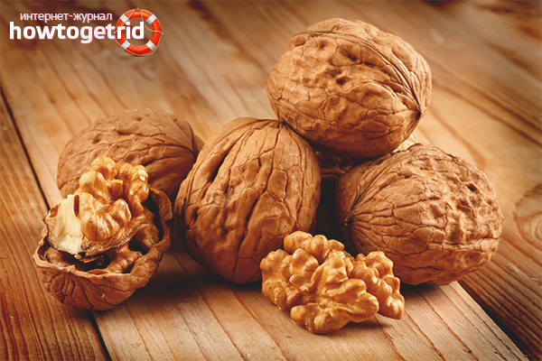 Useful properties of walnuts for the human body