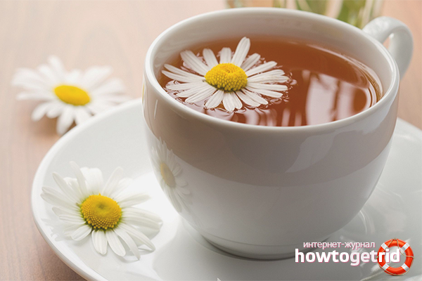 How to brew a chamomile for gargling