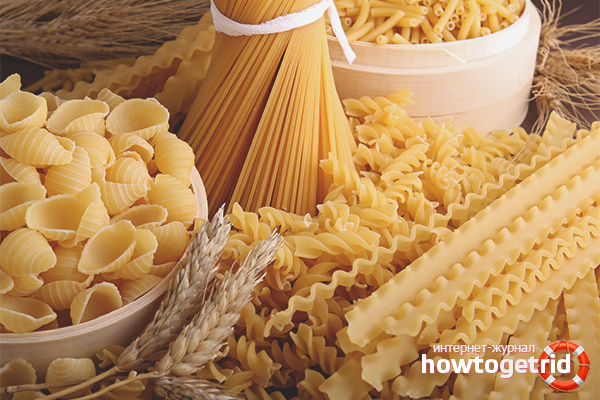 Rules for choosing pasta