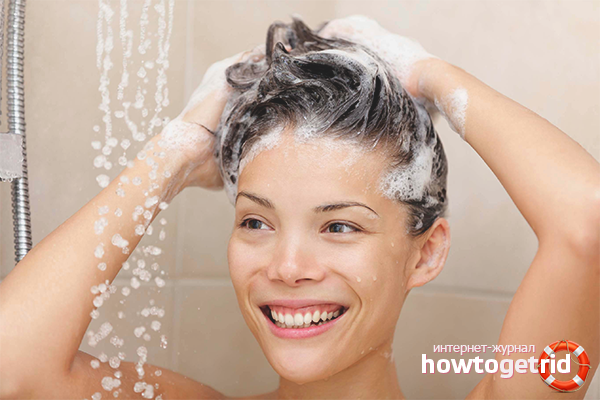 How to wash your bangs correctly