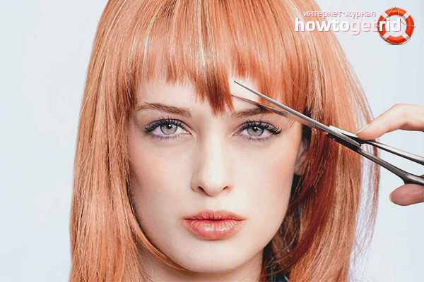 How to care for bangs