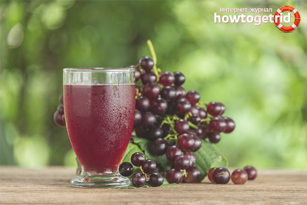 The benefits of grape juice in diseases