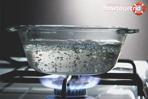 Boiling water purification