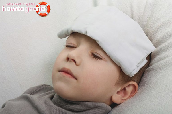 Ways to combat the temperature in a child