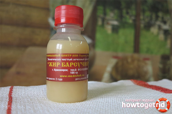 Badger Fat Treatment