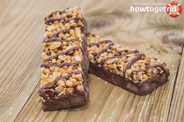 Harm of protein bars for the body