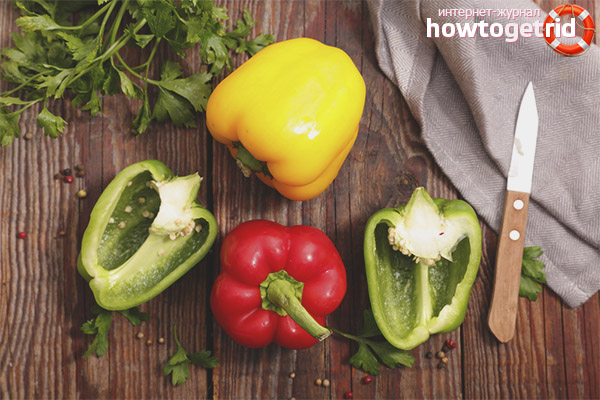 Bell pepper for nursing mother