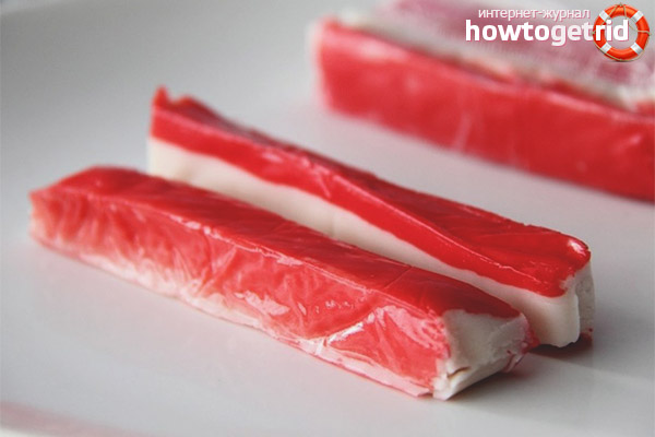 Breastfeeding crab sticks