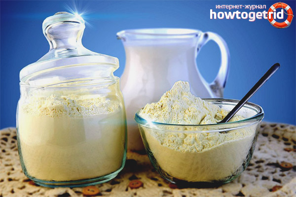 The list of rules for the use of milk powder