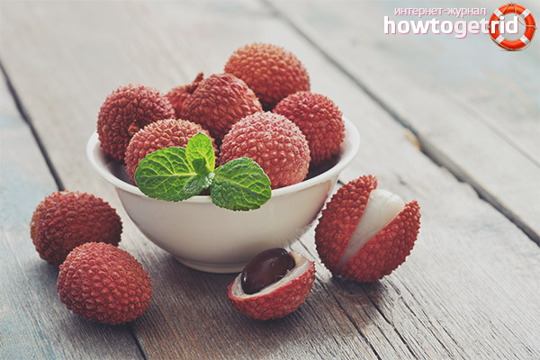 Useful properties and contraindications of lychee