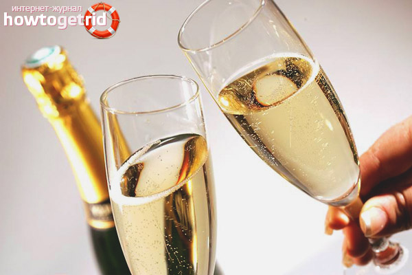 Champagne for breastfeeding