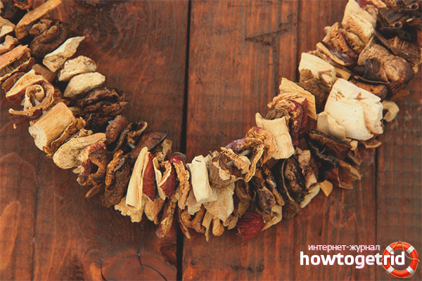 Methods for drying mushrooms