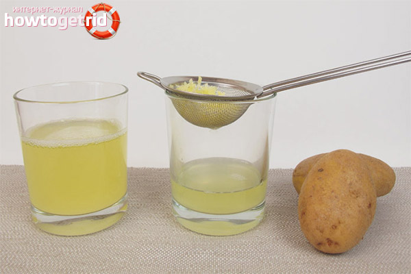 How to make potato juice at home