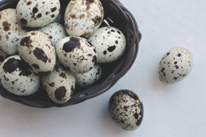 Quail eggs for potency