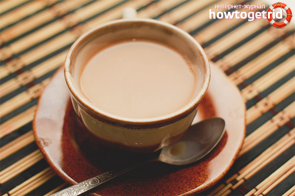 Rules for taking tea with milk for a nursing mother